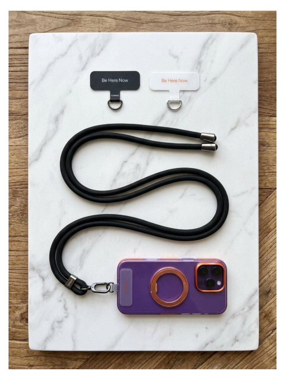 TORRAS Adjustable Anti-Theft Crossbody Phone Lanyard Strap Card Holder